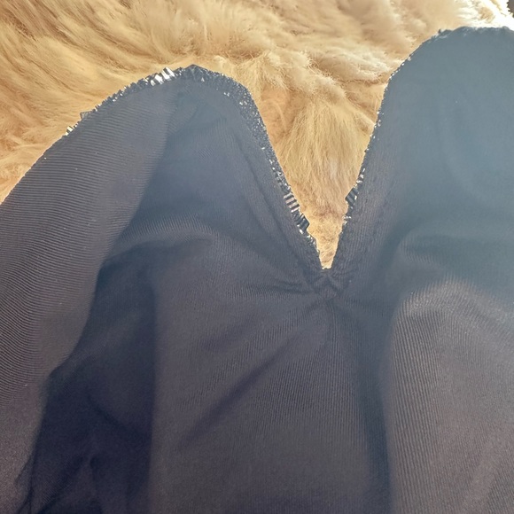 ASTR Black Square Sequence Midi Cocktail Dress - Picture 10 of 11